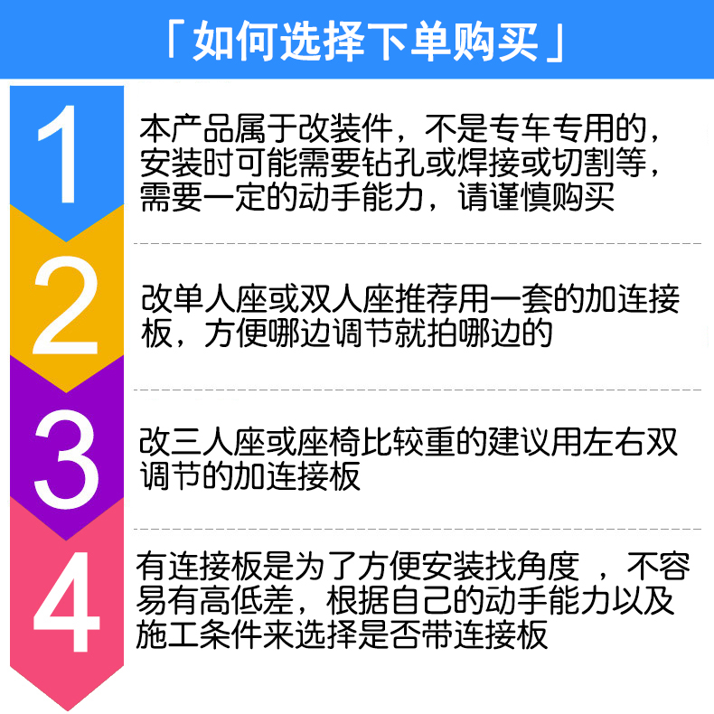 汽车座椅放平改装调角器面包车中后排0-180改装改床靠背调节器-图0