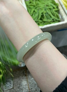 新疆和田玉青白玉平替手镯