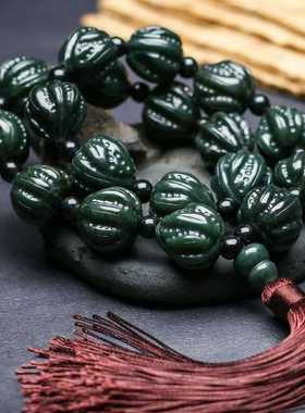 天然正品和田玉手链男女款手链