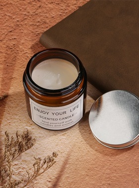 香薰蜡烛室内摆件伴手礼盒玻璃家用香氛杯罐无烟家居香薰装饰摆件