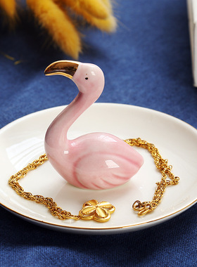 北欧简约陶瓷首饰盘戒指盘收纳盘碟客厅卧室卫浴装饰家居摆件