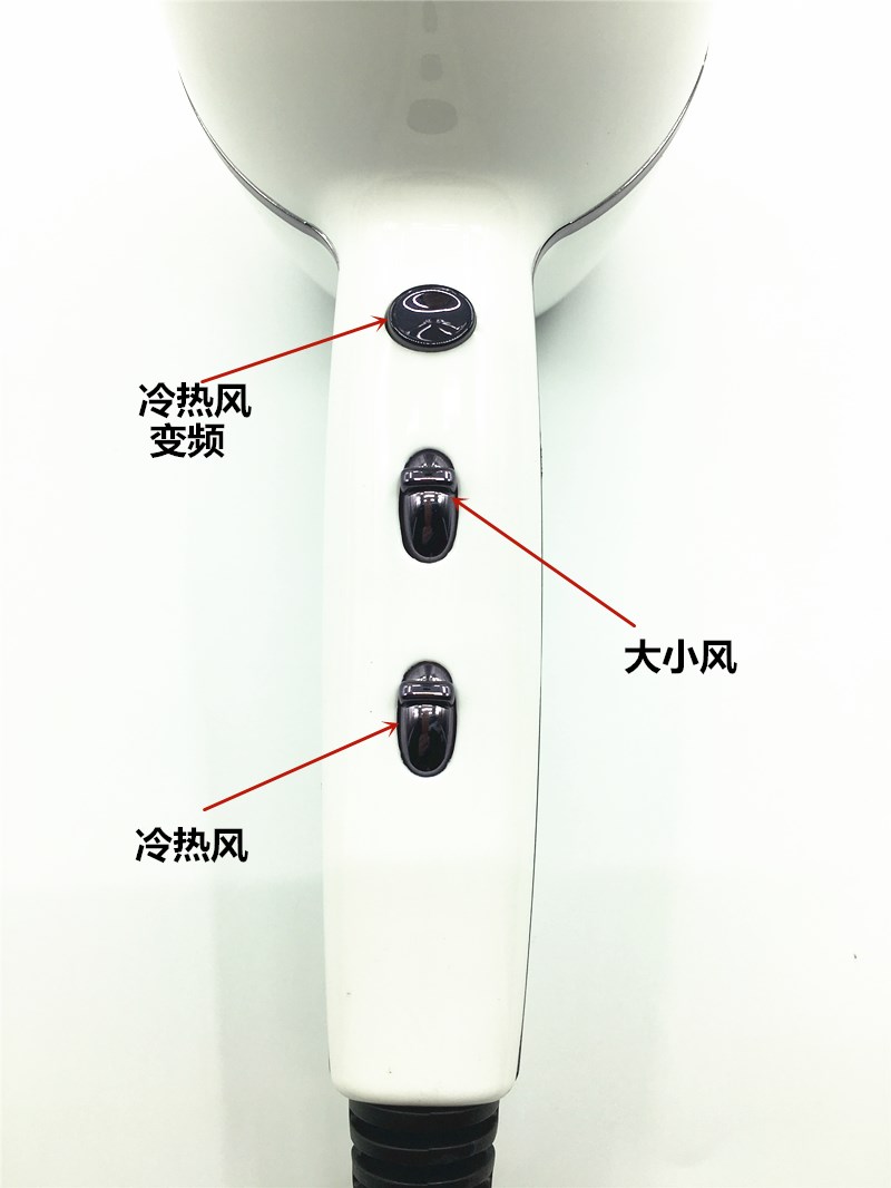 风神吹风机发廊专用家用小型电吹风机负离子大功率冷热风速干风筒 - 图1