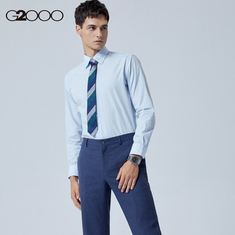 g2000长袖商务休闲职业内搭白衬衫 G2000衬衫
