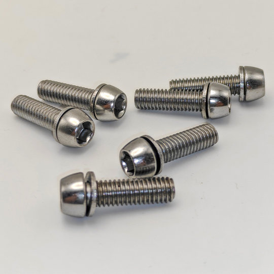 Mountain bike M5*20mm high-precision steel stand screw
