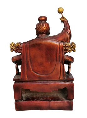 纯铜雷祖神像摆件工艺品