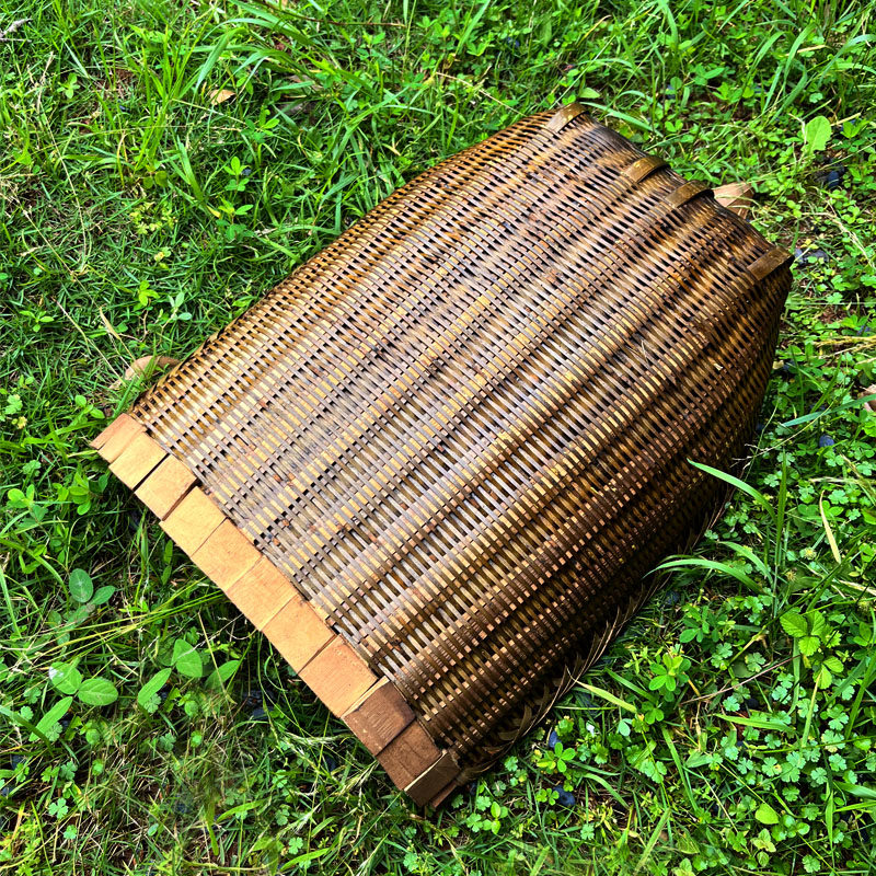 手工篮装饰品手工竹编烟熏竹肖箕竹谷簸箕复古仿旧竹篮农具舞台,淘宝优惠券,粉丝福利购,淘宝优惠卷