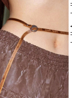 复古多层叠戴choker项圈软牛皮革