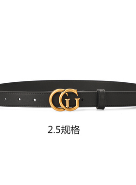 女士百搭牛皮合金复古风皮带