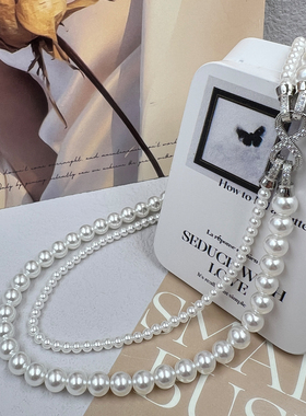 法式双层叠戴项链多戴百搭设计