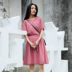 Susie 2019 mùa hè mới của phụ nữ retro thắt lưng thêu rỗng váy ngắn tay HS9246 - váy đầm vay dep váy đầm