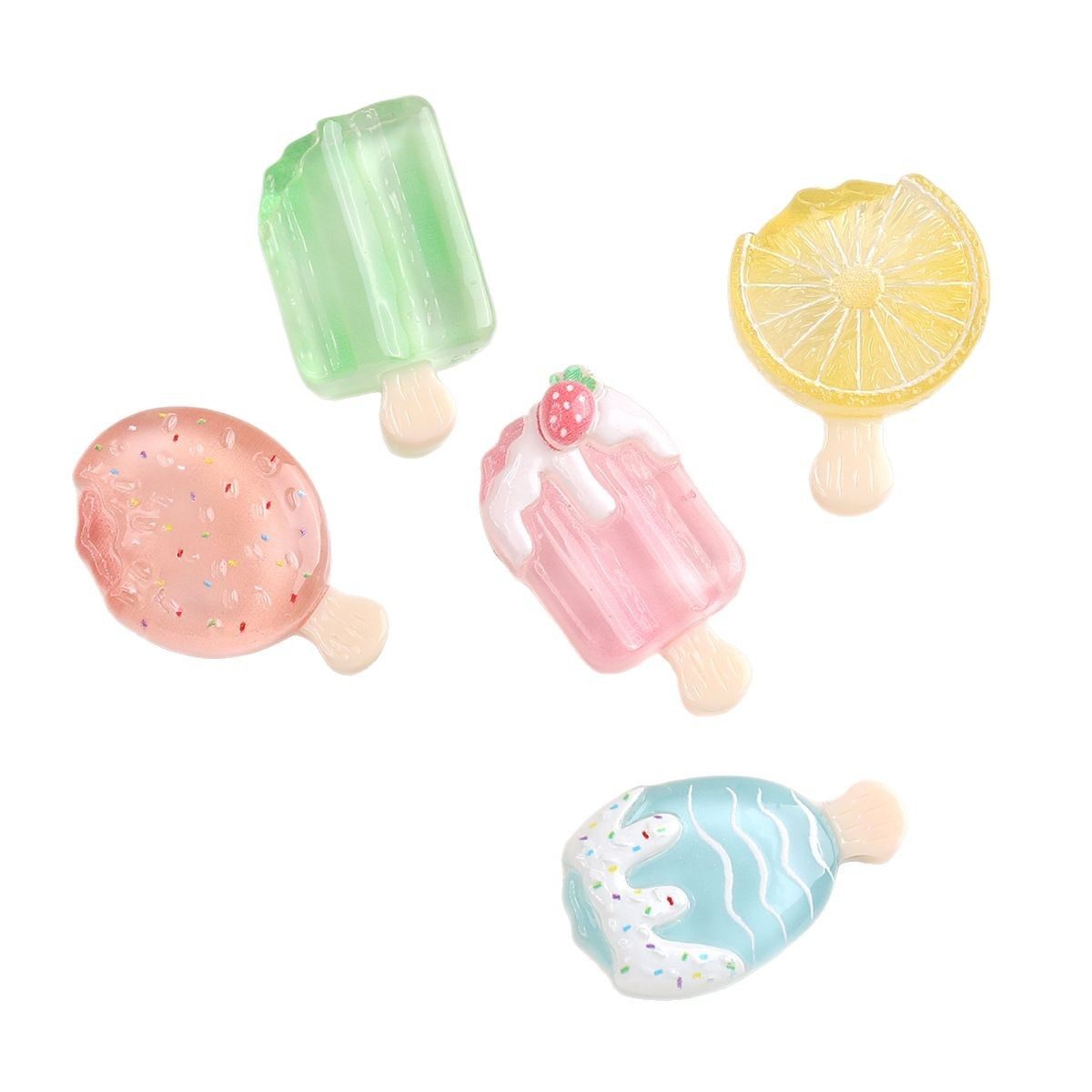 卡通diy树脂配件饰品水果雪糕奶油胶手工制发夹饰手机壳鞋扣配饰,淘宝优惠券,粉丝福利购,淘宝优惠卷
