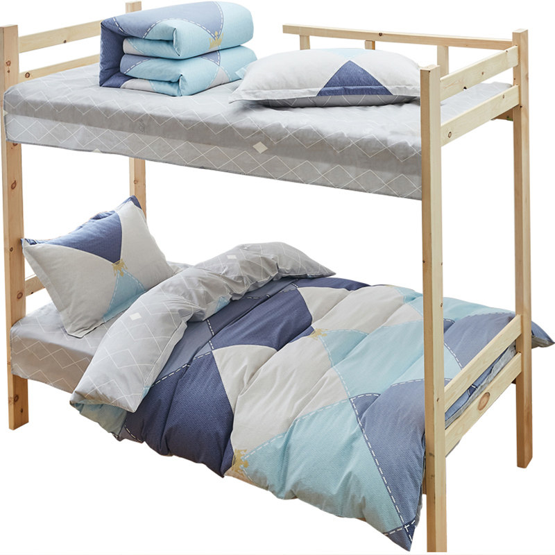 恒源祥学生宿舍纯棉床上三件套床单 恒源祥家纺床品套件/四件套/多件套