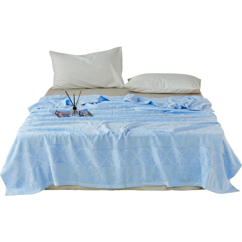 恒源祥纯棉老式成人夏季单人毛巾被 恒源祥家纺休闲毯/毛毯/绒毯