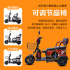 New electric tricycle to pick up and drop off children, men and women, small elderly household adult multi-person hill climbing battery tricycle