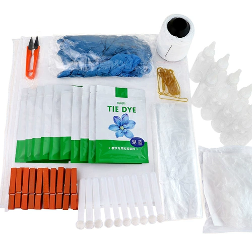 Детский комплект, пигментированный краситель, шарф, школьная ткань для школьников, художественный набор материалов ручной работы, DIY