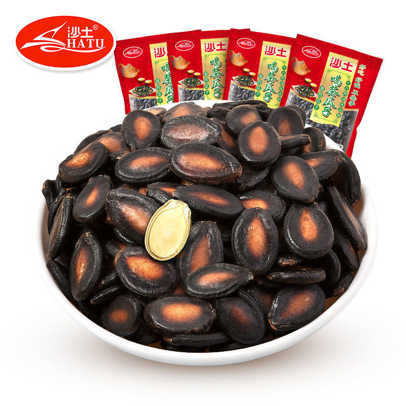 沙土湿1200g*4袋咸味喝茶瓜子 沙土食品瓜子