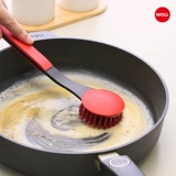Woll woll Щерошка для горшки для кухонной посуды Ненажирная кастрюля с силиконовой силиконовой кистью с длинной ручкой Длинная ручка