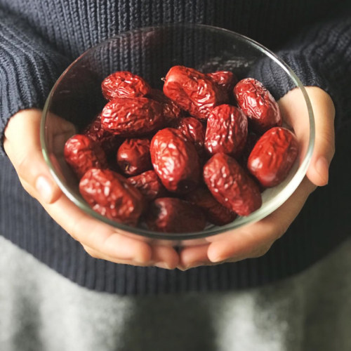 山海食帖|新疆若羌红枣皮薄肉胶灰枣大枣 - 图1