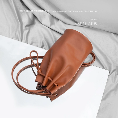 Небольшой дизайнерский мягкий рюкзак для отдыха, сумка через плечо, картхолдер, Южная Корея, на шнурках