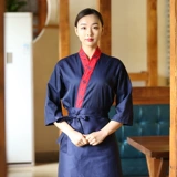 Японская отель кухня рабочая одежда суши кимоно корейская японская кухня ресторан Одеблика Мужчины Мужчины и Женщины Вышивка