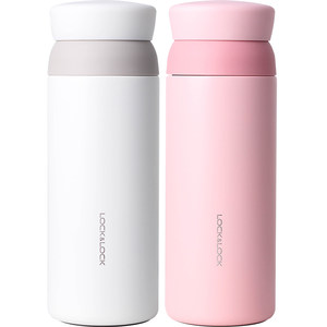 乐扣乐扣保温杯便携学生可爱316全不锈钢真空水杯女生高颜值杯子