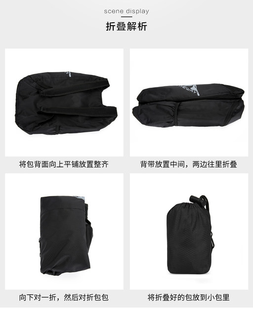 Foldable small backpack waterproof outdoor