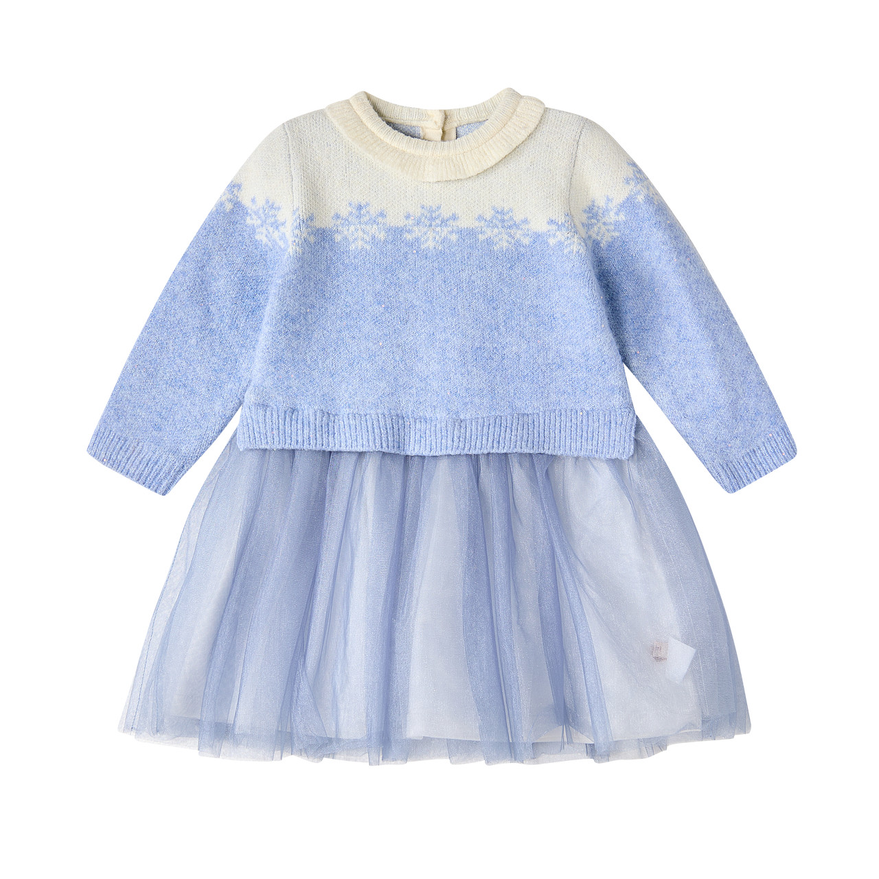 笛莎官方童装女童连衣裙冬季新款小童女孩儿童洋气公主风毛织裙,淘宝优惠券,粉丝福利购,淘宝优惠卷