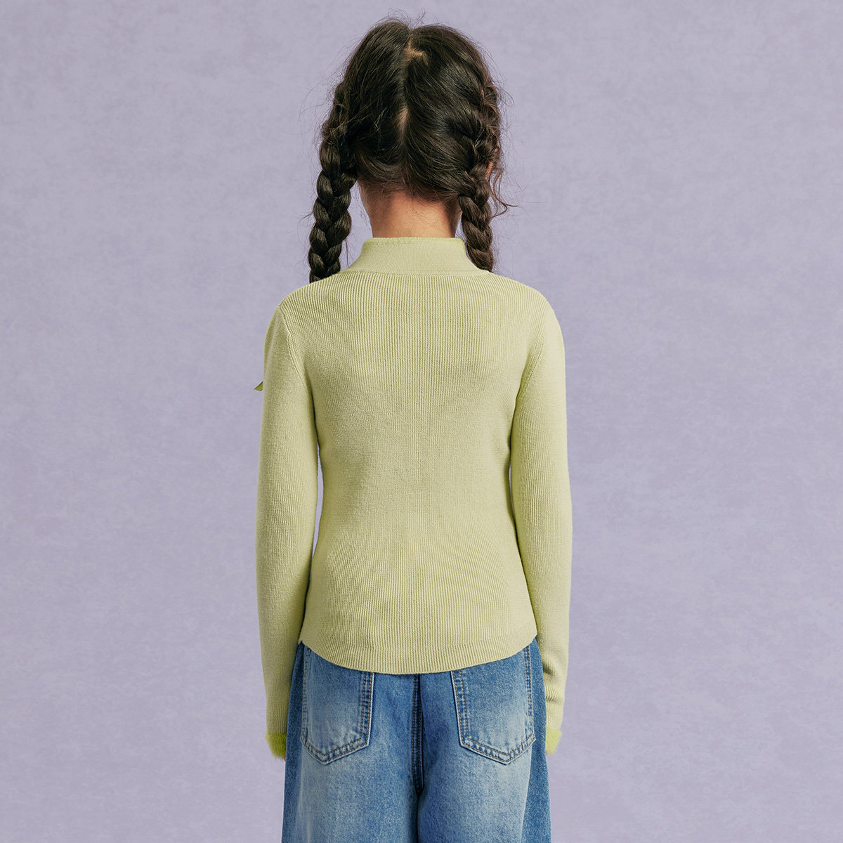 笛莎官方旗舰童装女童毛衣秋冬季新款大童女孩儿童时尚中式针织衫,淘宝优惠券,粉丝福利购,淘宝优惠卷