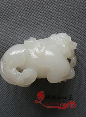 麒麟貔貅金蟾把件礼品新疆和田玉