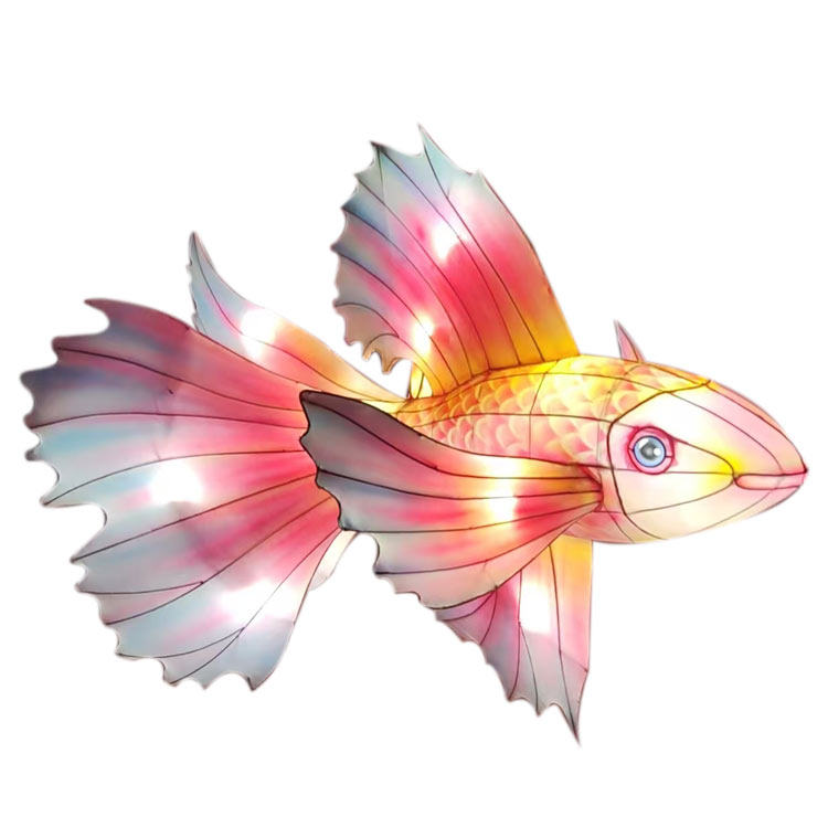 LED发光锦鲤鱼形花灯餐厅酒吧装饰气氛道具中国风灯笼,淘宝优惠券,粉丝福利购,淘宝优惠卷