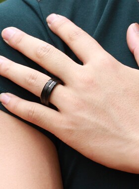 mentungslri钛钢戒指男