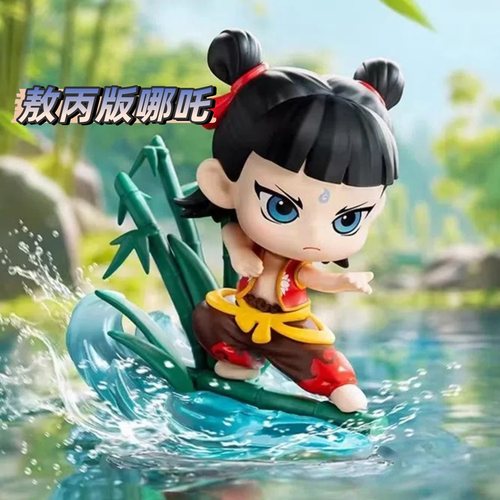 官方正版泡泡玛特哪吒盲盒手办天生羁绊POPMART敖丙模型摆件礼物 - 图2