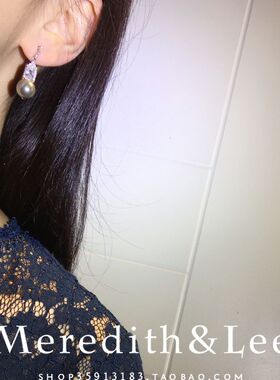 Meredith&Lee简约优雅精致日常百搭温婉气质知性轻奢小众设计耳环