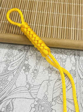 西藏五彩线绳手工编织金刚结