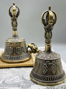 金刚铃杵尼泊尔五股八宝摇铃摆件