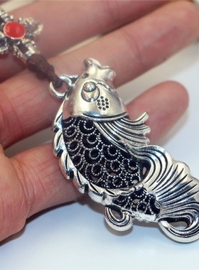 西藏鲤鱼汽车挂件情侣小礼品吊坠