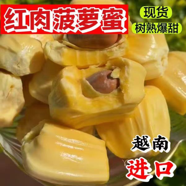 【手挑】十年老树越南进口红肉菠萝蜜手挑A级果大果一整个6-12斤 - 图0
