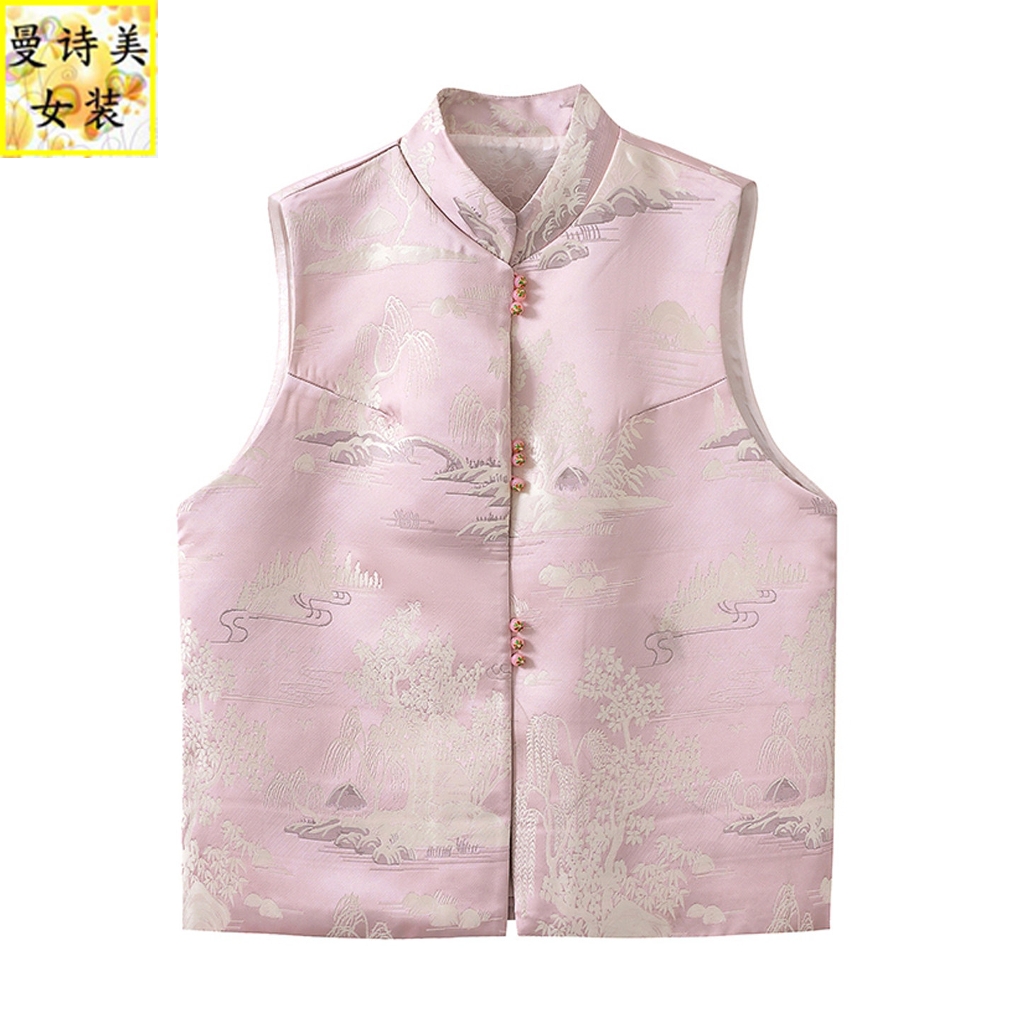 岁月鎏金国风系列新中式马甲女春秋季2025年新款气质国风女装马夹,淘宝优惠券,粉丝福利购,淘宝优惠卷