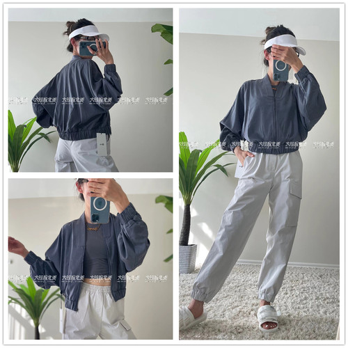 代购lululemon Water-Repel/Break/Find/lab瑜伽跑步防晒外套合辑 - 图0