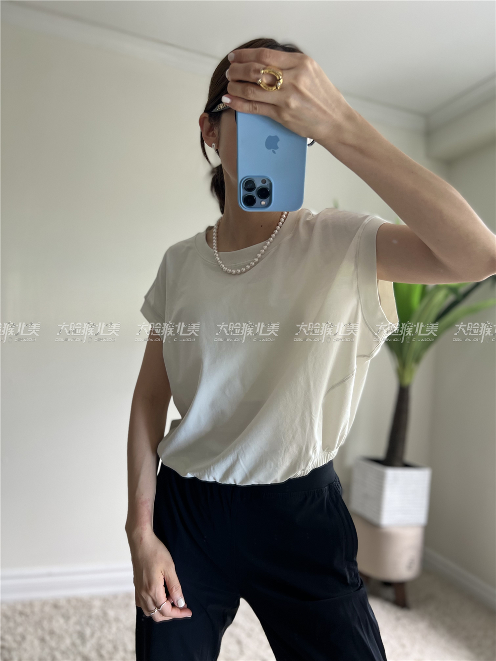 现Lululemon Cap Sleeve/ Gathered Hem T-Shirt瑜伽棉质短袖合辑 - 图2