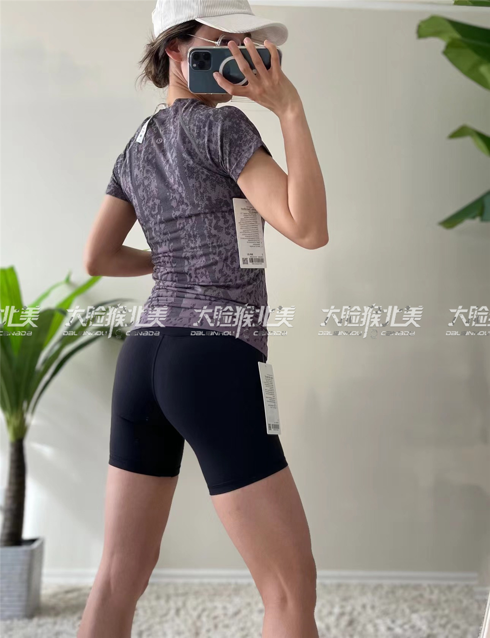 国现 lululemon Align Short Nulu瑜伽运动休闲裸感高腰骑行短裤 - 图1