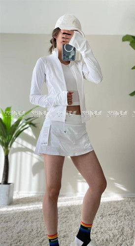 代购Lululemon Lightweight Running Jacket瑜伽防紫外线夹克 - 图2