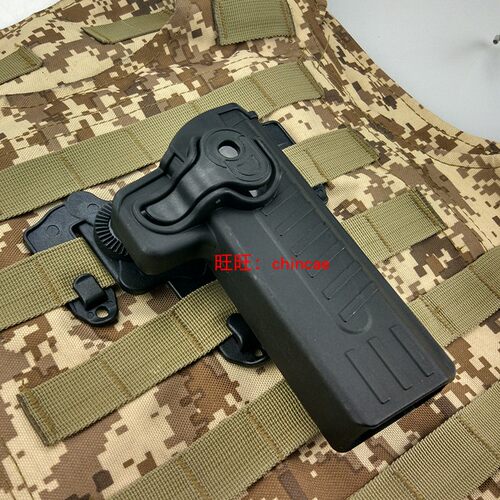 金伯战斗大师2011快拔套战术枪套M1911腰部绑腿molle胸挂下沉式WE - 图0