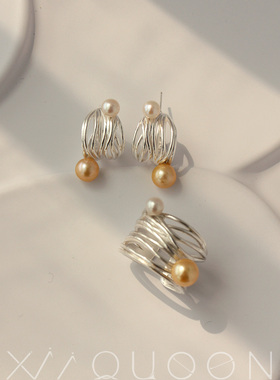 xiiqueen女男纯银珍珠设计师