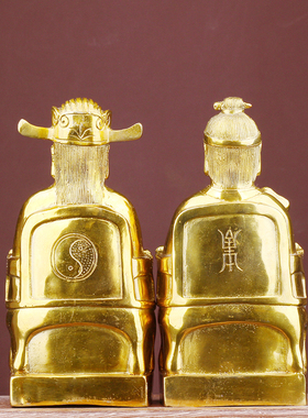 古韵之家纯黄铜家居摆件