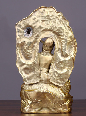 黄铜坐像孙思邈药王医圣孙真人