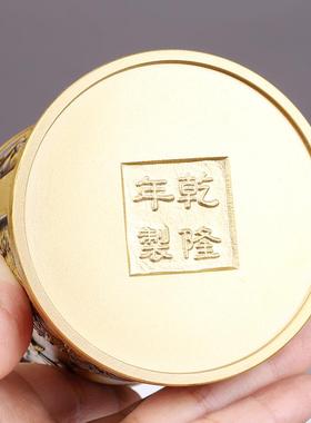 黄铜大展宏图笔筒书房办公室