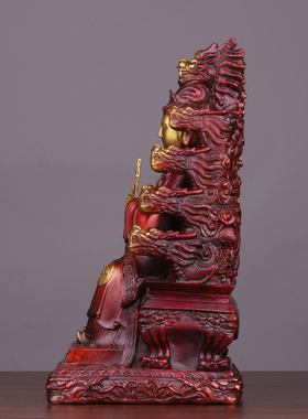 黄铜九龙圣母九天玄女铜像