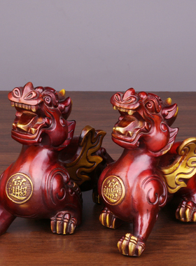 家居客厅一对办公室工艺品纯铜