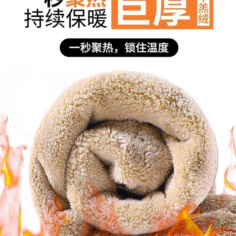 加绒运动裤女秋冬2024新款加厚灰色卫裤高腰束脚冬季羊羔绒棉裤子,淘宝优惠券,粉丝福利购,淘宝优惠卷